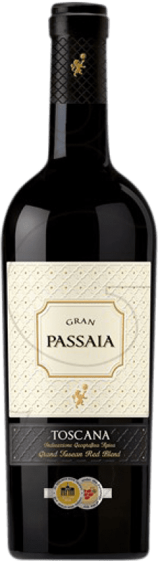 14,95 € 免费送货 | 红葡萄酒 Cielo e Terra Gran Passaia Crianza — 陈酿 I.G.T. Toscana 托斯卡纳 意大利 75 cl
