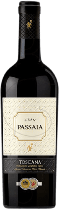 13,95 € Free Shipping | Red wine Cielo e Terra Gran Passaia Aged I.G.T. Toscana Tuscany Italy Bottle 75 cl