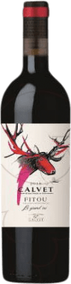 12,95 € Kostenloser Versand | Rotwein Calvet Alterung A.O.C. Fitou Languedoc Frankreich Syrah, Grenache, Mazuelo, Carignan Flasche 75 cl