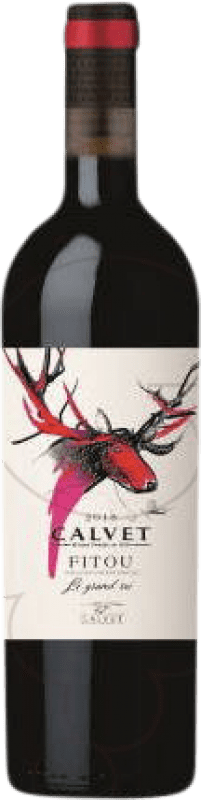 12,95 € Envoi gratuit | Vin Rouge Calvet Crianza A.O.C. Fitou Languedoc France Syrah, Garnacha — Grenache, Mazuelo, Cariñena — Carignan Bouteille 75 cl