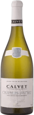 33,95 € Kostenloser Versand | Weißwein Calvet A.O.C. Chablis Premier Cru Burgund Frankreich Chardonnay Flasche 75 cl