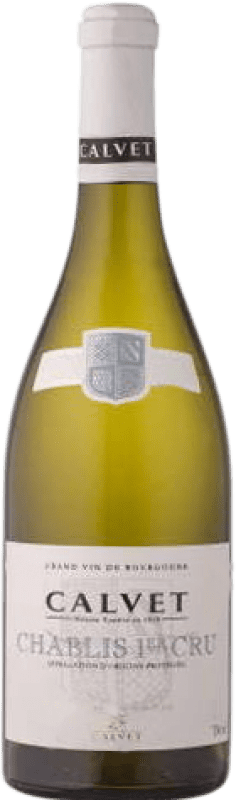 43,95 € 免费送货 | 白葡萄酒 Calvet 1er Premier Cru A.O.C. Chablis 勃艮第 法国 Chardonnay — 莎当妮 75 cl