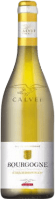 16,95 € Envio grátis | Vinho branco Calvet A.O.C. Bourgogne Borgonha França Chardonnay Garrafa 75 cl