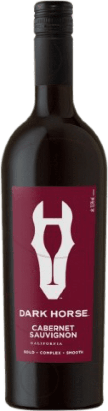 8,95 € Envio grátis | Vinho Tinto Dark Horse Jovem I.G. California California Estados Unidos Cabernet Sauvignon 75 cl