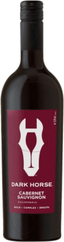 10,95 € Envio grátis | Vinho tinto Dark Horse Jovem I.G. California California Estados Unidos Cabernet Sauvignon Garrafa 75 cl