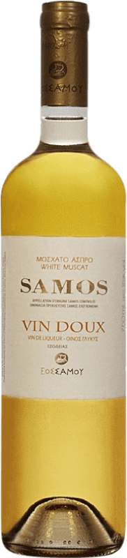 15,95 € Бесплатная доставка | Сладкое вино UWC Samos Vin Doux White Muscat Греция Muscatel Small Grain бутылка 75 cl