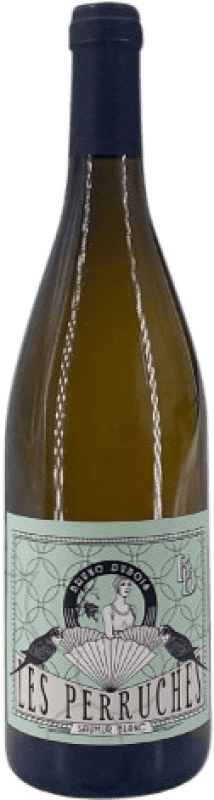 41,95 € 免费送货 | 白酒 Bruno Dubois Les Perruches Saumur I.G.P. Val de Loire 卢瓦尔河 法国 Chenin White 瓶子 75 cl