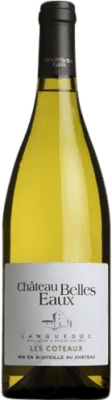 12,95 € Envío gratis | Vino blanco Château Belles Eaux Les Coteaux Blanco I.G.P. Vin de Pays Languedoc Languedoc Francia Garnacha Blanca, Roussanne, Vermentino Botella 75 cl