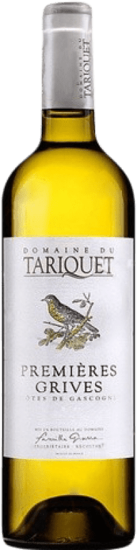 17,95 € Spedizione Gratuita | Vino bianco Domaine du Tariquet Premier Grive Giovane A.O.C. Cahors Francia Bottiglia 75 cl