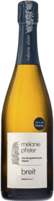 25,95 € Envío gratis | Espumoso blanco Mélanie Pfister Breit Crémant Blanc de Blancs Extra Brut Reserva A.O.C. Alsace Alsace Francia Chardonnay, Pinot Blanco Botella 75 cl