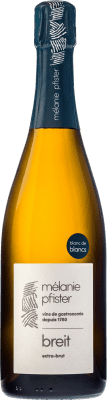 29,95 € Бесплатная доставка | Белое игристое Mélanie Pfister Breit Blanc de Blancs Экстра-Брут Резерв A.O.C. Crémant d'Alsace Эльзас Франция Chardonnay, Pinot White бутылка 75 cl