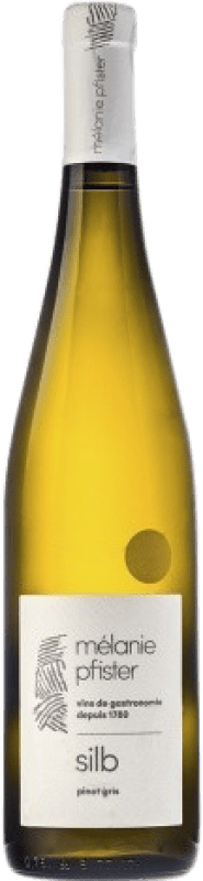 32,95 € Бесплатная доставка | Белое вино Mélanie Pfister Silb A.O.C. Alsace Эльзас Франция Pinot Grey бутылка 75 cl