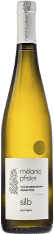 34,95 € Envio grátis | Vinho branco Mélanie Pfister Silb A.O.C. Alsace Alsácia França Pinot Cinza Garrafa 75 cl