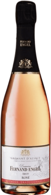 19,95 € Free Shipping | Rosé sparkling Fernand Engel Crémant Rosado Brut Reserve A.O.C. Alsace Alsace France Pinot Black Bottle 75 cl