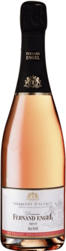 19,95 € 免费送货 | 桃红起泡酒 Fernand Engel Brut — 起泡酒 干型 珍藏 A.O.C. Crémant d'Alsace 阿尔萨斯 法国 Pinot Noir — 黑皮诺 75 cl