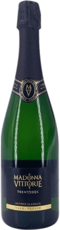 19,95 € 免费送货 | 白起泡酒 Madonna Vittorie Trento 香槟 预订 D.O.C. Alto Adige 特伦蒂诺 - 上阿迪杰 意大利 Chardonnay 瓶子 75 cl