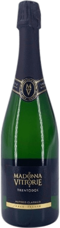 19,95 € Free Shipping | White Sparkling Wine Madonna Vittorie Trento Brut Reserve — Aged D.O.C. Alto Adige Trentino-Alto Adige Italy Chardonnay Bottle 75 cl