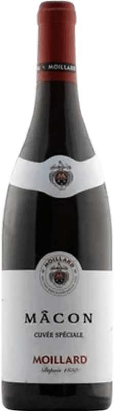 11,95 € 免费送货 | 红葡萄酒 Moillard Grivot Naurouze 年轻的 A.O.C. Mâcon 勃艮第 法国 Pinot Noir — 黑皮诺 75 cl