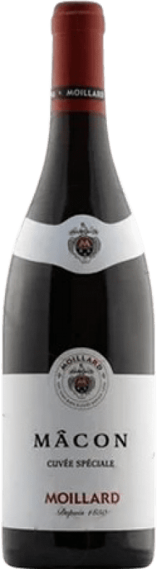 14,95 € Envío gratis | Vino tinto Moillard Grivot Naurouze Joven A.O.C. Mâcon Borgoña Francia Pinot Negro Botella 75 cl