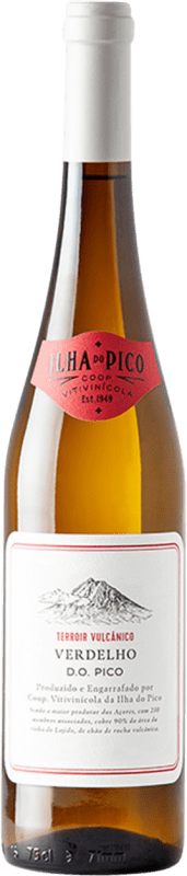 32,95 € 免费送货 | 白酒 Ilha do Pico Dos Açores 年轻的 葡萄牙 Arinto 瓶子 75 cl