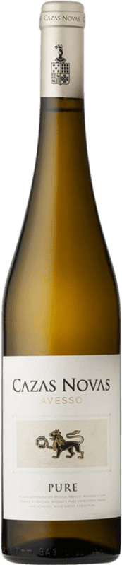 15,95 € Envio grátis | Vinho branco Cazas Novas Pure Jovem I.G. Vinho Verde Portugal Avesso Garrafa 75 cl