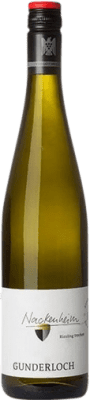 22,95 € Envio grátis | Vinho Branco Gunderloch Nackenheim Q.b.A. Rheinhessen Rheinhessen Alemanha Riesling 75 cl