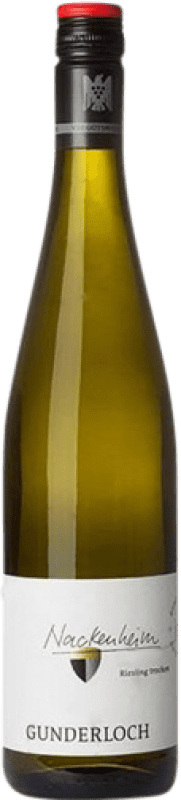 23,95 € Бесплатная доставка | Белое вино Gunderloch Nackenheim Q.b.A. Rheinhessen Rheinhessen Германия Riesling бутылка 75 cl