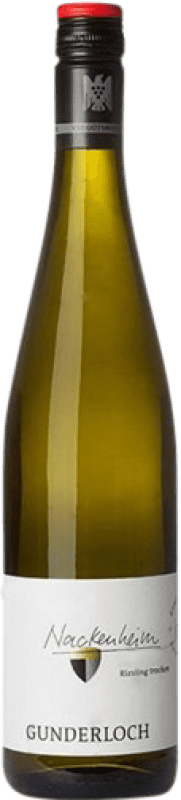 22,95 € Envio grátis | Vinho Branco Gunderloch Nackenheim Q.b.A. Rheinhessen Rheinhessen Alemanha Riesling 75 cl