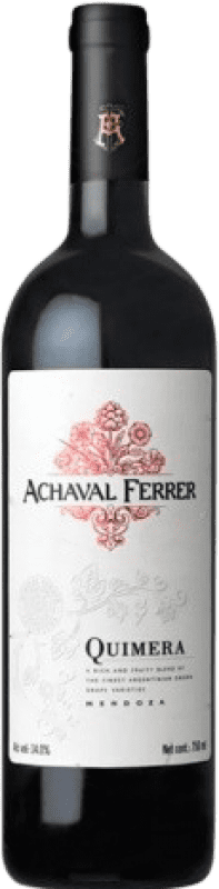 56,95 € Free Shipping | Red wine Achaval Ferrer Quimera Aged I.G. Mendoza Mendoza Argentina Merlot, Cabernet Sauvignon, Cabernet Franc, Malbec Bottle 75 cl