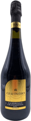 7,95 € 送料無料 | 赤のスパークリングワイン Wines Co Ca'de Monaci D.O.C. Lambrusco di Sorbara エミリア=ロマーニャ イタリア Lambrusco — ランブルスコ 75 cl