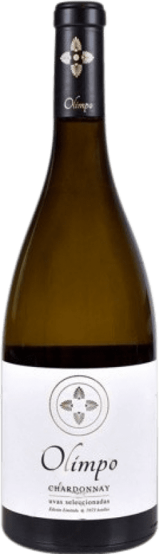 17,95 € 免费送货 | 白葡萄酒 Olimpo I.G.P. Vino de la Tierra de Castilla 卡斯蒂利亚 - 拉曼恰 西班牙 Chardonnay — 莎当妮 瓶装 75 cl