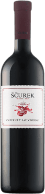 25,95 € Free Shipping | Red wine Sčurek I.G. Primorska Goriška Brda Slovenia Cabernet Sauvignon Bottle 75 cl