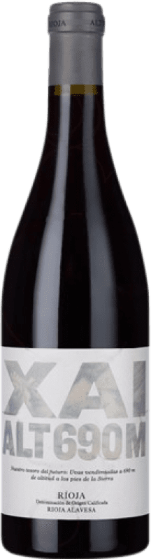 14,95 € 免费送货 | 红酒 Altos de Rioja Xai Alt 690 m 岁 D.O.Ca. Rioja 拉里奥哈 西班牙 Tempranillo 瓶子 75 cl
