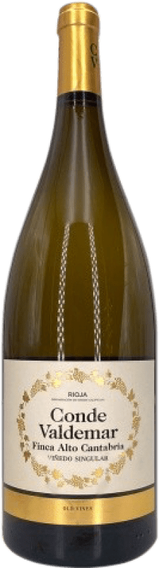 43,95 € Kostenloser Versand | Weißwein Valdemar Conde de Valdemar Finca Alto Cantabria Jung D.O.Ca. Rioja La Rioja Spanien Magnum-Flasche 1,5 L