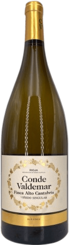 45,95 € Kostenloser Versand | Weißwein Valdemar Conde de Valdemar Finca Alto Cantabria Jung D.O.Ca. Rioja La Rioja Spanien Magnumflasche 1,5 L