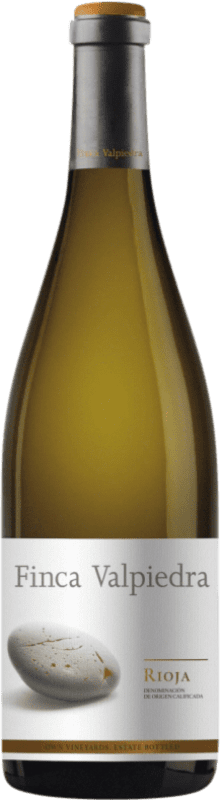 64,95 € Envío gratis | Vino blanco Finca Valpiedra Blanco Reserva D.O.Ca. Rioja La Rioja España Malvasía, Macabeo, Maturana Blanca Botella 75 cl