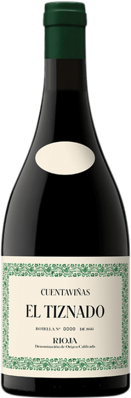 161,95 € 免费送货 | 红酒 Cuentaviñas El Tiznado D.O.Ca. Rioja 拉里奥哈 西班牙 Tempranillo 瓶子 75 cl
