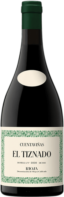 169,95 € 免费送货 | 红酒 Cuentaviñas El Tiznado D.O.Ca. Rioja 拉里奥哈 西班牙 Tempranillo 瓶子 75 cl