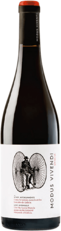 15,95 € Free Shipping | Red wine Viña Costeira Modus Vivendi D.O. Valdeorras Galicia Spain Mencía, Grenache Tintorera Bottle 75 cl