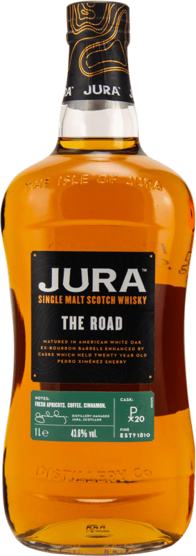 59,95 € Бесплатная доставка | Односолодовый виски Isle of Jura The Road горная местность Объединенное Королевство 1 L
