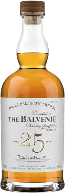 908,95 € Envío gratis | Whisky Single Malt Balvenie Speyside Reino Unido 25 Años Botella 70 cl