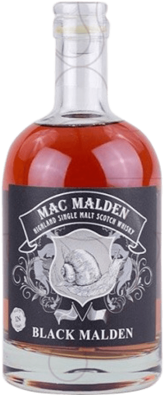 67,95 € Kostenloser Versand | Whiskey Blended Mac Malden Black Malden Reserve Großbritannien Medium Flasche 50 cl