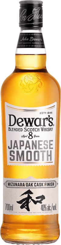 21,95 € Envío gratis | Whisky Blended Dewar's Japanese Smooth Reserva Reino Unido 8 Años Botella 70 cl
