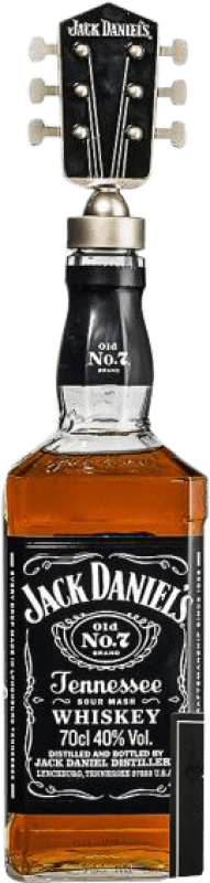 59,95 € 免费送货 | 波本威士忌 Jack Daniel's Old Nº 7 Guitar Edition 美国 瓶子 70 cl