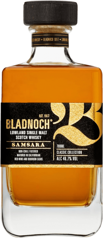 115,95 € Envío gratis | Whisky Single Malt Bladnoch Samsara Lowlands Reino Unido 70 cl