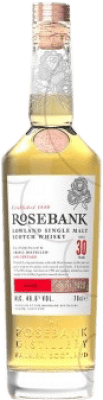 3 048,95 € Spedizione Gratuita | Whisky Single Malt Rosebank Lowland Lowlands Regno Unito 30 Anni Bottiglia 70 cl