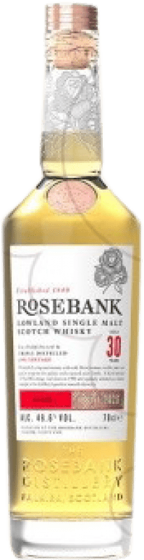 3 048,95 € Envio grátis | Whisky Single Malt Rosebank Lowland Lowlands Reino Unido 30 Anos Garrafa 70 cl