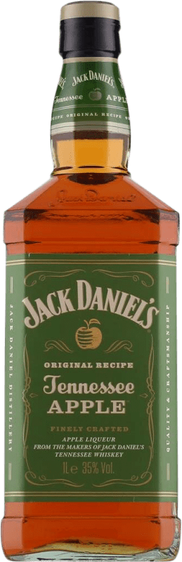 34,95 € Envío gratis | Whisky Bourbon Jack Daniel's Apple Estados Unidos Botella 1 L