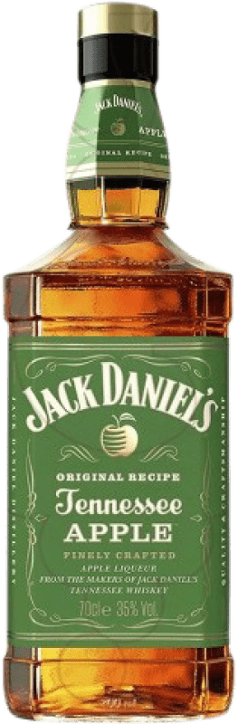 34,95 € Envio grátis | Whisky Bourbon Jack Daniel's Apple Estados Unidos Garrafa 1 L
