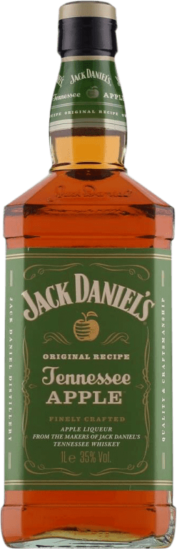 34,95 € Spedizione Gratuita | Whisky Bourbon Jack Daniel's Apple stati Uniti Bottiglia 1 L